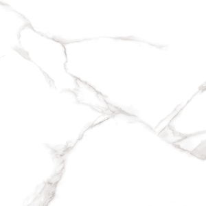 Precio al por mayor blanco de Carrara de cuerpo completo pulido esmaltado porcelana azulejo de piso de DK813 - Product Image 3