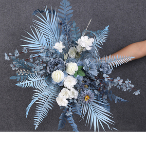 Centro de mesa de boda de flores artificiales, Bola de Rosa Blanca, centros de mesa de boda, centros de mesa florales de rosas para mesa de boda, flor - Product Image 5