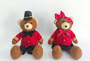 Muñecos de Peluche Estilo Vintage en Pareja - Product Image 2