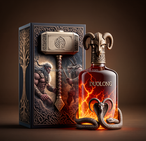 Bouteille personnalisée en <span class=keywords><strong>verre</strong></span> borosilicate pour Tequila, Brandy, <span class=keywords><strong>Cognac</strong></span>, Vodka, Whisky, spiritueux, avec bouchon plat pour boissons alcoolisées - Product Image 1