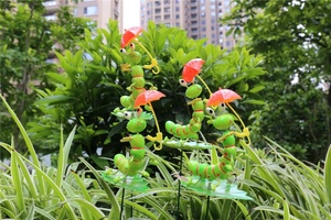 Adorno de Jardín de Oruga de Plástico Personalizado, Diversos Temas de Museo, Conjunto que Despierta una Rica Inspiración para la Decoración del Jardín - Product Image 3