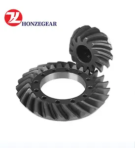 transmission custom design by sample Professional Gears Straight Hypoid miter Spiral Bevel Gear