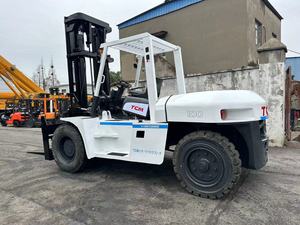 Japan Vigoshop Surplus TCM FD100 <b>Diesel</b> Forklift Three Stage Mast Solid Tire Robust Chassis for Heavy Cargo <b>Container</b> Lifting - Product Image 5