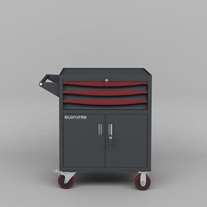 Carro de herramientas de ACERO INTELIGENTE (<span class=keywords><strong>2</strong></span>/2D/3D) 1/<span class=keywords><strong>2</strong></span>/3 cajones <span class=keywords><strong>elegidos</strong></span> puerta interior una estantería para más almacenamiento de herramientas - Product Image 4