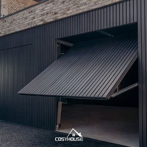 Porte de garage pliante en aluminium et verre Cosyhouse Moderne à double ouverture Panneaux Conception intelligente automatique sécurisée et isolée - Product Image 4