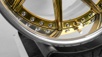 Jantes en alliage forgé 2 pièces Performance 5x112 5x114.3 5x120 18 19 20 21 22 pouces pour voitures particulières Lexus Acura NSX Corvette