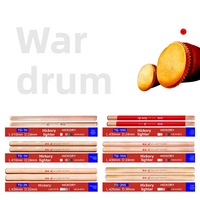 Tongkat Drum Besar Tradisional Tionghoa Hanqi, Konstruksi Kayu Hickory, Tongkat Drum Jin War Drum