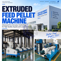 Vente chaude : Extrudeuse monovis pour aliments pour animaux de compagnie / Machine de fabrication de granulés flottants pour aliments pour poissons