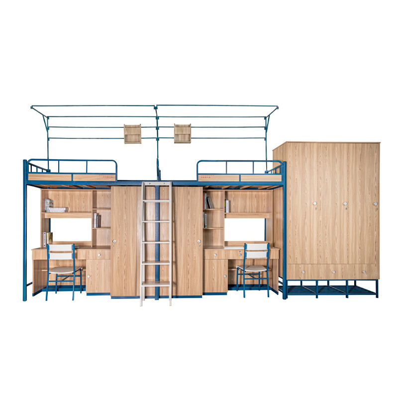 Wholesale Stable Desk Chair Metal Frame Bunk Beds Wooden With Wardrobe Ladder