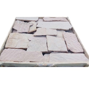 Grès rose irrégulières cassées <span class=keywords><strong>ardoise</strong></span> tuile de bordure de <span class=keywords><strong>jardin</strong></span> à vendre - Product Image 2
