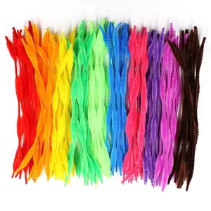 Craft Pipe Cleaners Bump Chenille Stems Assorted Colors Twisted Stick for DIY Art Crafts Decorations