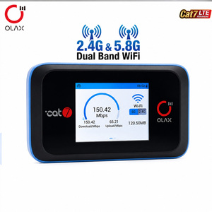 OLAX MT60 Wifi6 Cat7 Portable <b>Mobile</b> <b>Routers</b> 4g Dual Band 2.4g/5.8g Wifi <b>Router</b> With Sim Card Slot 300mbps Pocket 300 Mbps Wi-Fi - Product Image 3