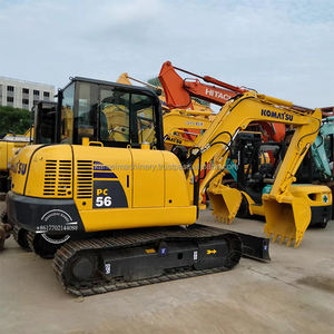 Excavadora Komatsu PC56 usada, modelo 2022, retroexcavadora hidráulica sobre orugas de 5 toneladas con motor y engranaje para PC50/PC55/PC60/PC70 - Product Image 1