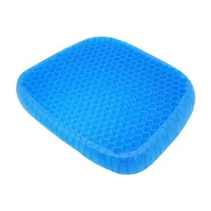 Wholesale Office Breathable And Durable Folded Anti-Apnea Double Layer Soft Glue Pad Chair Gel Seat Cushion