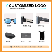 Gafas de Sol Polarizadas de Vidrio de Alta Calidad con Logotipo Personalizado OEM ODM, Lentes de Vidrio Real, Protección UV400, Antideslumbrantes, para Conducir al Aire Libre, Venta al Por Mayor