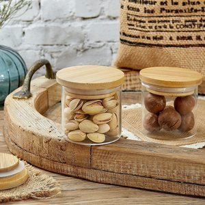 Làm cho Diy nắp tre kín <span class=keywords><strong>Jar</strong></span> cốc nước nắp gỗ có thể được in logo sồi thông cao su tre nắp gỗ - Product Image 4