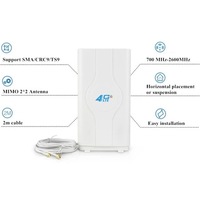 X62 5G Antena omnidireccional LPDA de largo alcance para exteriores HDTV Cable de TV aéreo Conector barato Comunicación de material de fibra de vidrio
