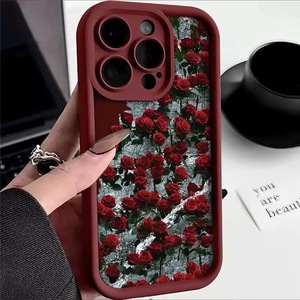 Funda de teléfono móvil Icefield Rose TPU para Apple 17 16E 15pro 14plus <span class=keywords><strong>11xs</strong></span> Emery, comercio exterior al por mayor con agarre de teléfono incluido - Product Image 6