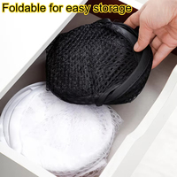 Personnalisé Portable Pliable Grande Capacité Organisateur De Vêtements Sales Panier De Rangement Pliable Panier À Linge En Maille Ventilée