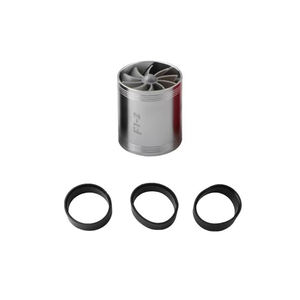 通用65 75毫米双层增压器涡轮风扇进气滤清器，带节油器，适用于汽车 - Product Image 5