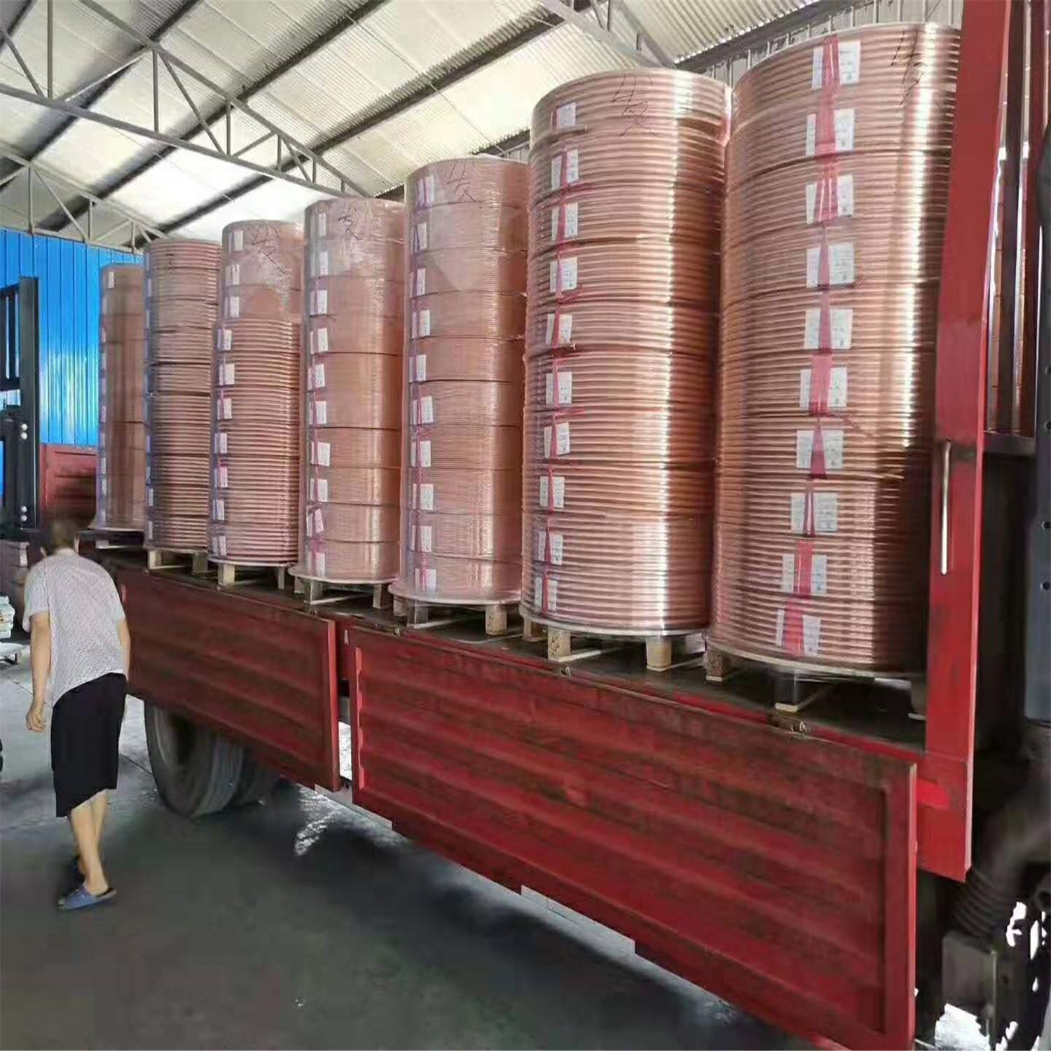 Red Copper 99% Pure Copper Nickel Pipe 20mm 25mm Copper Tubes/Pipe