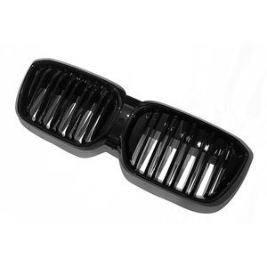 ABS bóng kép màu đen trung tâm lưới nướng lưới tản nhiệt phía trước bội thận cho BMW ix3 g08i 2022 2023 2024 <span class=keywords><strong>2025</strong></span> - Product Image 6