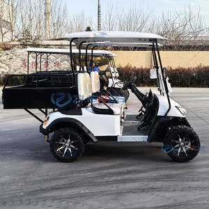 <span class=keywords><strong>Voiture</strong></span> <span class=keywords><strong>de</strong></span> golf électrique blanche confortable avec sièges réglables antidérapants, idéale pour les zones <span class=keywords><strong>de</strong></span> loisirs des villages <span class=keywords><strong>de</strong></span> retraite - Product Image 5