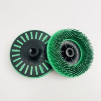 Disque abrasif en alumine céramique haute dureté de 4,5 pouces de diamètre, à poils de 3/4, 12000 tr/min, pour l'élimination des revêtements grossiers sur grandes surfaces
