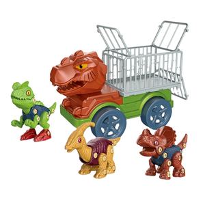 <span class=keywords><strong>OCEANTOYS</strong></span> ชุดของเล่นไดโนเสาร์ประกอบเอง รถบรรทุกพลาสติกขนาดเล็ก พร้อมเสียงเพลง - Product Image 1