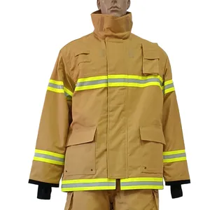 EN 469 بدلات رجال الإطفاء من nomex، زي إطفاء رجال الإطفاء، رداء بومبيرس بسعر منخفض