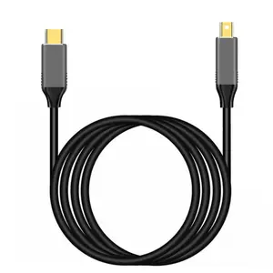 1.8m High Quality type c usb-c to mini displayport male mini DP HD adapter converter cable