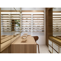 Vitrine équipement pour magasin de détail de lunettes Vitrines optiques Mobilier Magasin d'optique Décoration intérieure Design