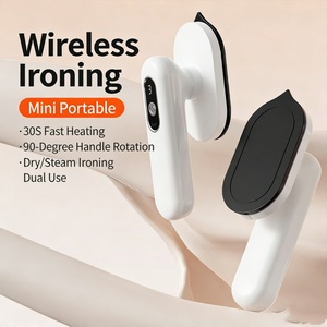 Fer à vapeur de voyage électrique portable, mini fer à main sans fil, recharge USB, défroisseur intelligent anti-chauffe à sec pour hôtel - Product Image 1