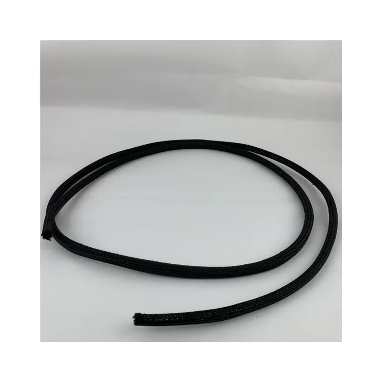 Hot Sale Self-curling 20mm Black Expandable Braided Tube Mesh Pet Nylon Braided Tube Cable Management Sleeve