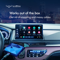 Linknew CP-79 2023, Adaptador Inalámbrico Plug and Play para Carplay y Android Auto con Control por Voz Siri y Google