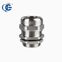 Usine professionnelle de haute qualité M54 * 1.5 304 presse-étoupe en acier inoxydable en laiton étanche IP68 presse-étoupe