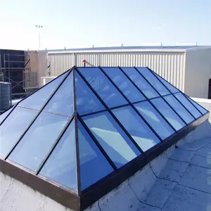 GaoMing Tageslicht funktion Aluminium profil für Glasdach/Dach oberlicht glas