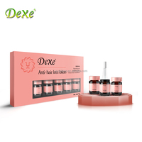 DEXE Lotion Anti-Chute Capillaire à Base de Plantes, Ampoule, Marque Privée, Élixirs Naturels Nourrissants pour le Cuir Chevelu, Traitement Anti-Chute, Sérum de Croissance Capillaire