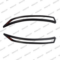 Kits de couverture de carrosserie noir mat décoration couvercle de lumière de réglage garniture garnitures Protection pour 2024 Mitsubishi Triton L200 accessoires