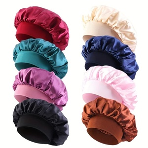 Usine de cheveux <span class=keywords><strong>INSI</strong></span> Cadeau gratuit Accessoires de cheveux pour femmes à bas quantité minimale de commande Bonnet en soie satinée avec logo personnalisé pour perruques - Product Image 6