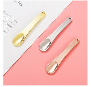Spatule cosmétique moderne en alliage de zinc avec logo personnalisé, cuillère à crème pour les yeux, cuillère à crème pour le visage, soin de la peau, pour cadeaux d'affaires - Product Image 1