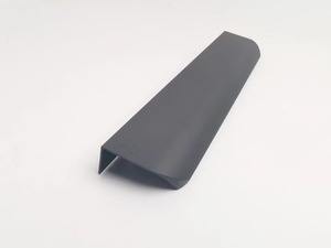 Pegangan Kabinet Dapur Aluminium Hitam 5.9 inci, Tahan Lama, Pemasangan Belakang, untuk Dekorasi Kabinet - Product Image 6