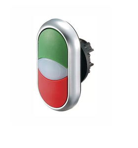 Interruptor de Botón Doble Iluminado <span class=keywords><strong>M22</strong></span>-<span class=keywords><strong>DDL</strong></span>-<span class=keywords><strong>GR</strong></span>-X1 X0 K11 230-W, Interruptor de Botón Piloto de Dos Posiciones 1NO 1NC - Product Image 3