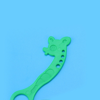 Nouveaux articles, cure-dents en forme d'animaux colorés, biodégradables, pour enfants