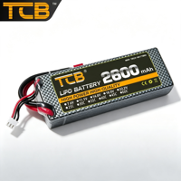 Batterie LiPo 2600mAh 35C à boîtier rigide 2S 3S 4S 7.4V 11.1V 14.8V, batterie LiPo RC pour Crawler RC, Monster Truck RC, Voiture RC et Bateau RC