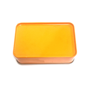 Caja de Almacenamiento Metálica Rectangular Naranja, Envase de Hojalata Personalizado para Regalos, Caja Misteriosa - Product Image 6