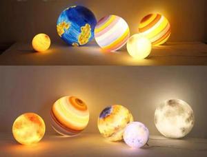 20CM Led planète boule Mercure Vénus Terre <span class=keywords><strong>Mars</strong></span> Jupiter Saturne Uranus Neptune Pluton lustres suspensions - Product Image 5