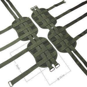 Cinturón de tracción lumbar ajustable verde de cuatro piezas para estiramiento y fijación de discos espinales, uso médico - Product Image 4