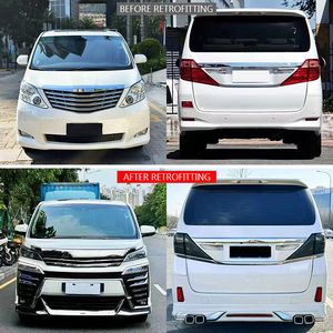 Kit de feux antibrouillard avant/arrière pour Toyota Alphard 2008-2014 - Fixation par boulons, ajustement universel, amélioration de la modification automobile, pièce d'origine 000532, garantie 1 an - Product Image 2