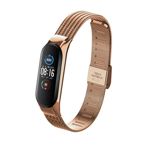 Correa Metálica de Acero Inoxidable para <span class=keywords><strong>Xiaomi</strong></span> <span class=keywords><strong>Mi</strong></span> <span class=keywords><strong>Band</strong></span> <span class=keywords><strong>5</strong></span> - Product Image 1